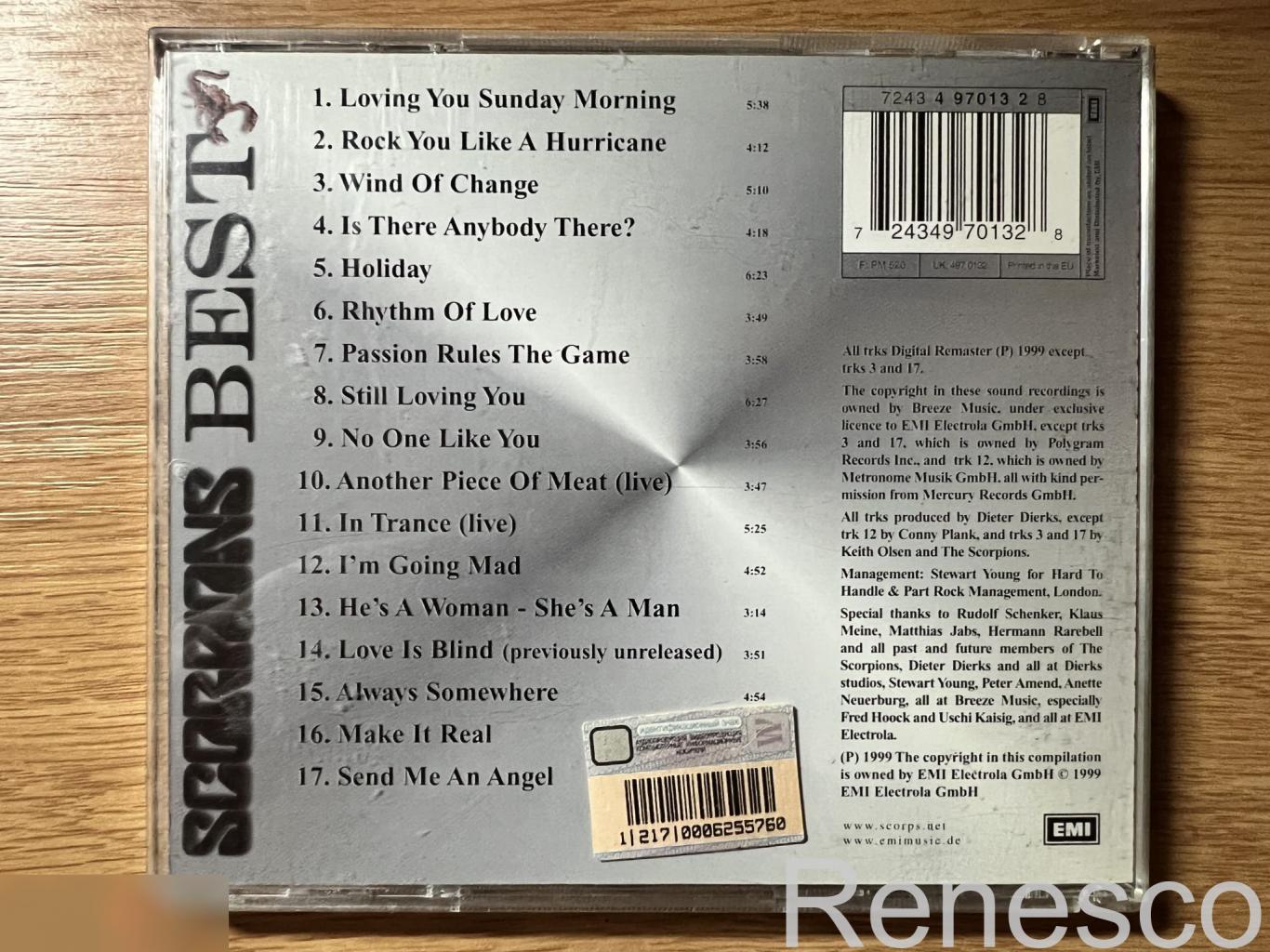 Scorpions – Best (Europe) (1999) (Remastered) 2