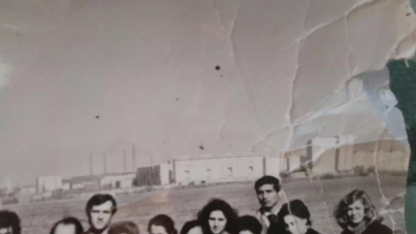 Фото 1 Днепропетровск Курсы повышения квалификации у моста через Днепр Подп 1980 2