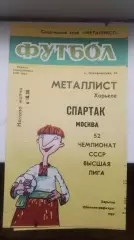 Металлист Харьков - Спартак Москва 1989