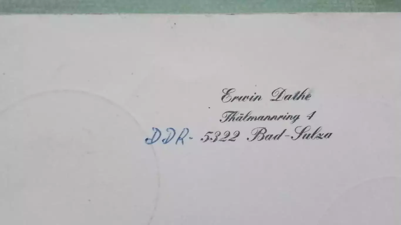 Почт карточка Шахматы Женщины Международный турнир Плауэн 1980 Спецгашение Марка 2