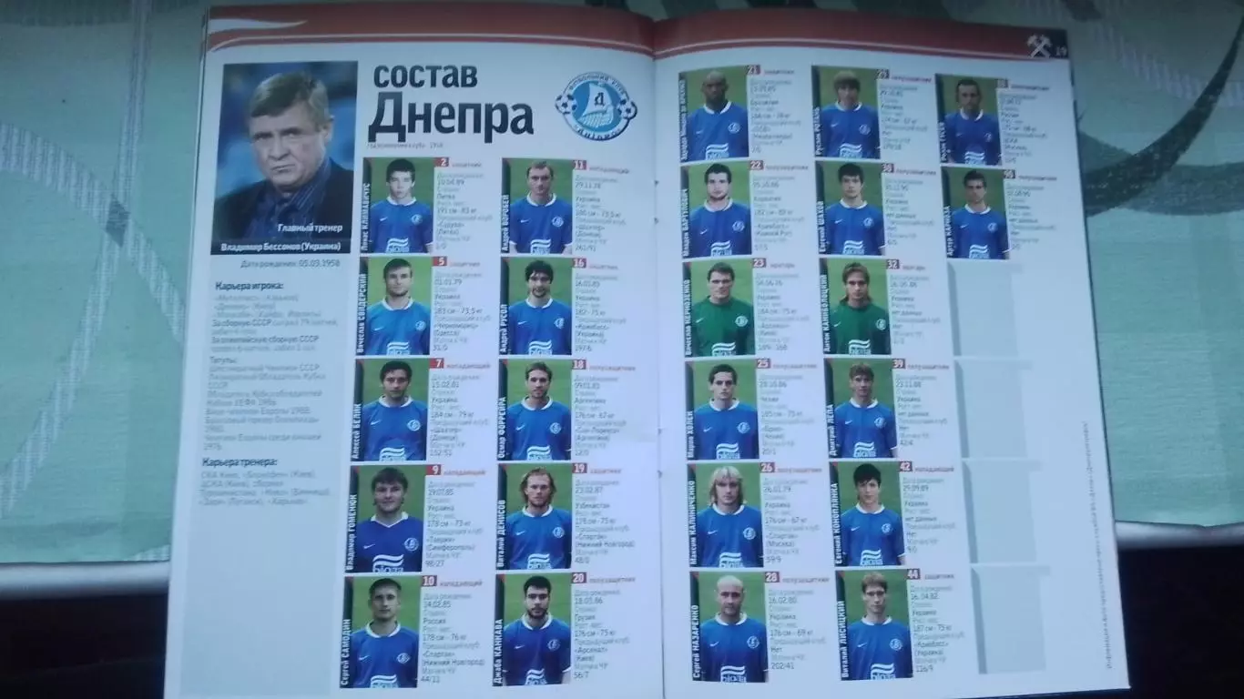 Шахтер Донецк - Днепр Днепропетровск 2008 - 2009 2