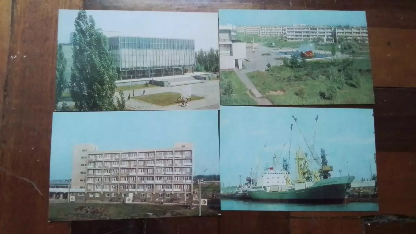 Открытка Набор 11 шт Бердянск Запорожье обл 1981 4