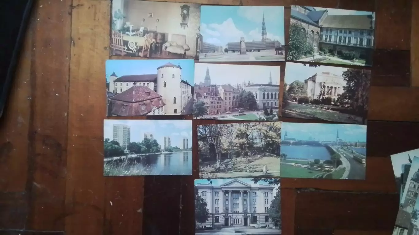 Открытка Набор 17 шт Рига 1981 4