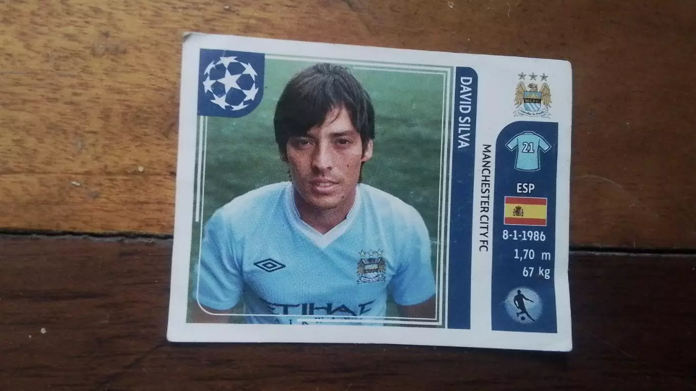 Лига чемпионов 2011 - 2012 Давид Силва N 51 David Silva Манчестер Сити