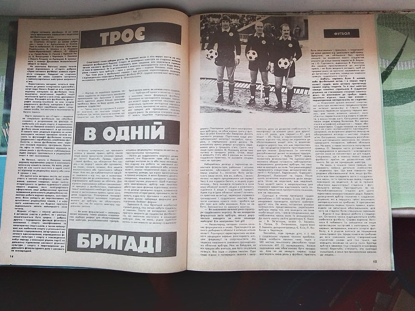 Журнал Старт Украина 1987 N 5 Гандбол Ж Турчин Б Шмигельский Ст Решко Киев 4