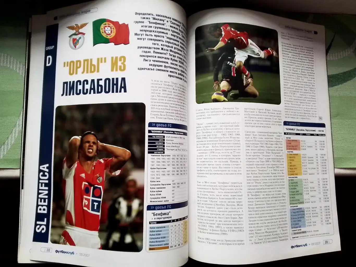 Журнал Футболклуб Киев 2007 N 9 (45] Украина Руни Представление соперников ЛЧ ШД 4