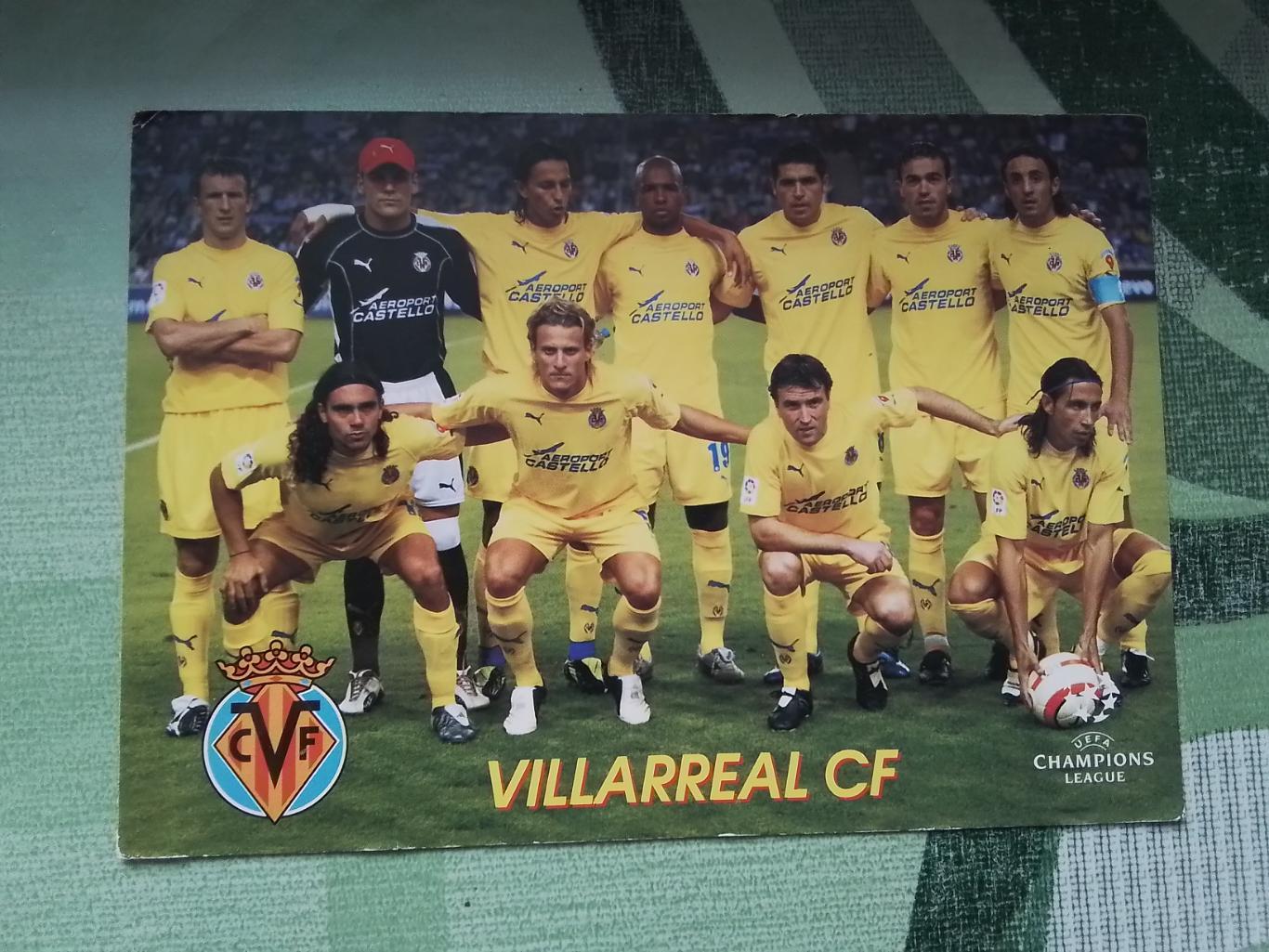 Открытка Серия В мире футбола N 719 Вильяреал Вила-Реал 2005
