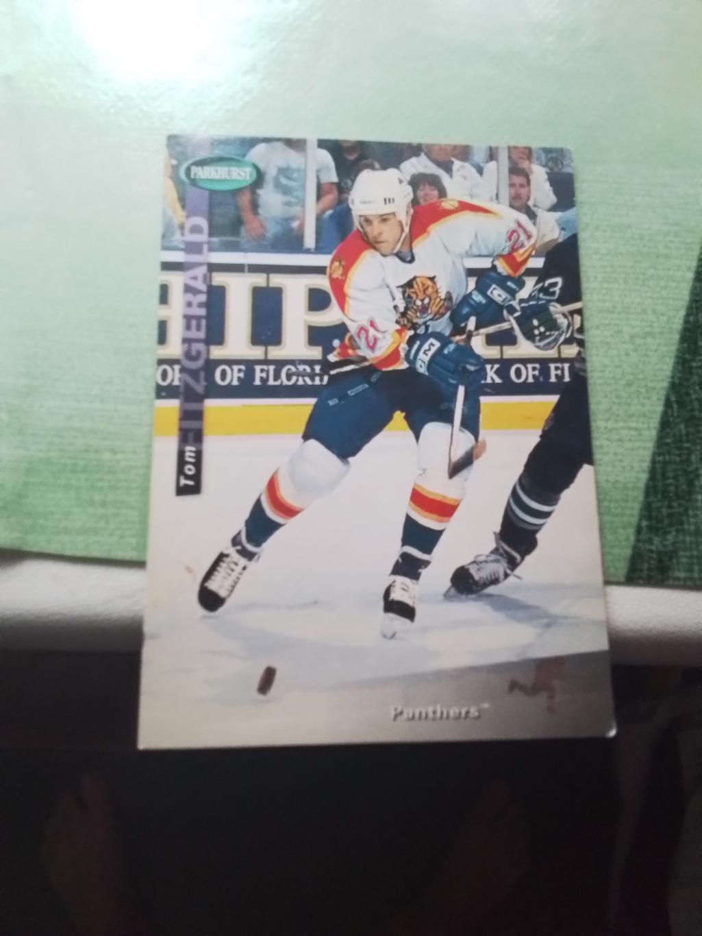 Хоккей Карточка НХЛ PARKHURST 1994 -95 NHL Tom Fizgerald Florida Panthers # SE64