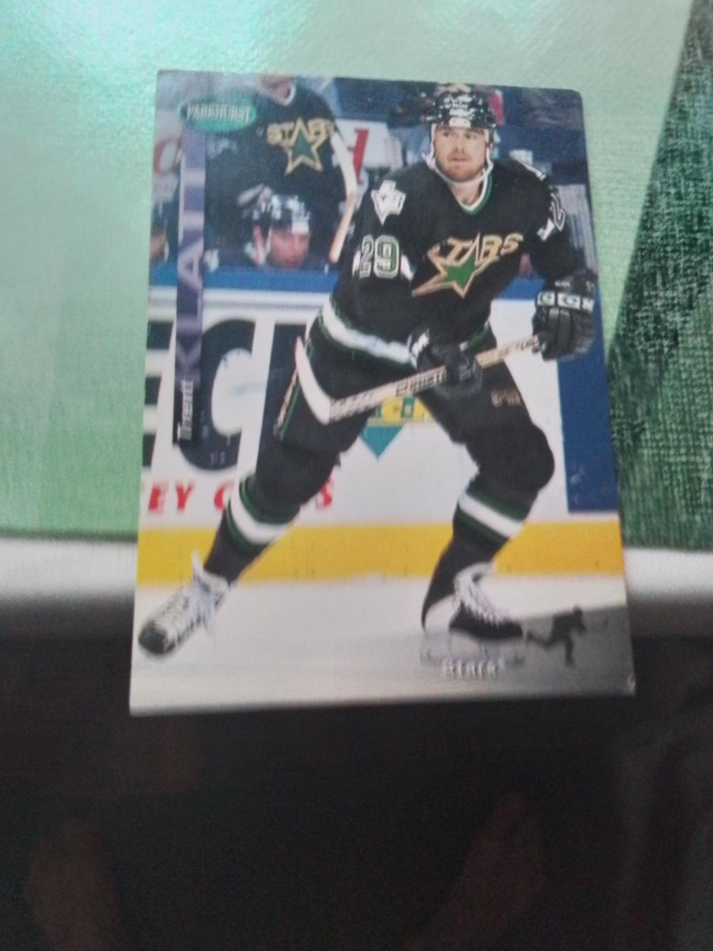 Хоккей Карточка НХЛ PARKHURST 1994 -95 NHL Trent Klatt Dallas Stars # SE43