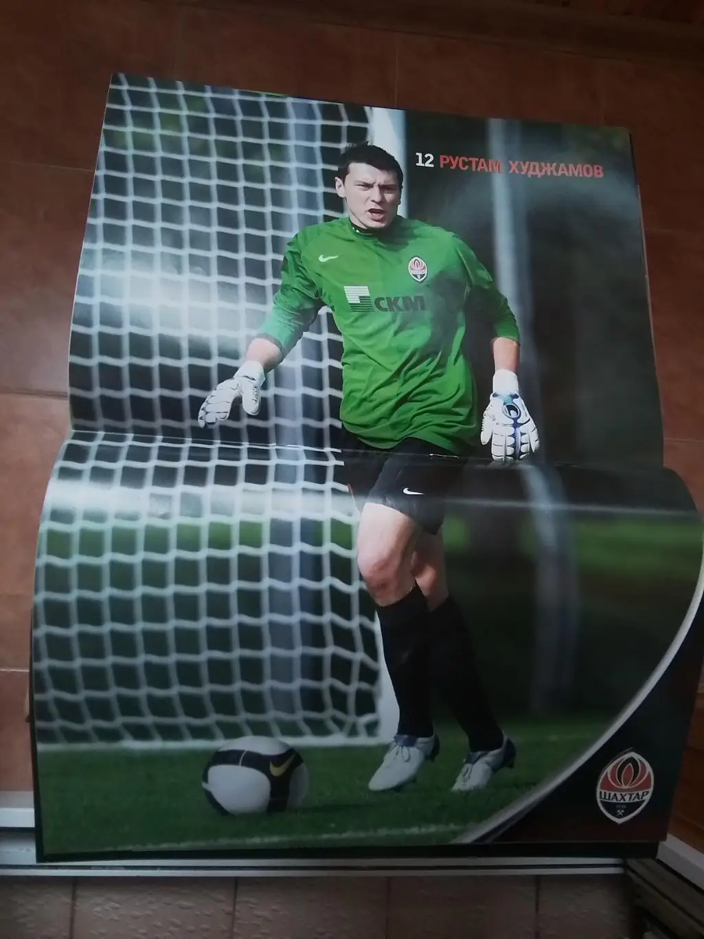 Шахтер Донецк - Заря Луганск 2008 - 2009 Рустам Худжамов постер 2