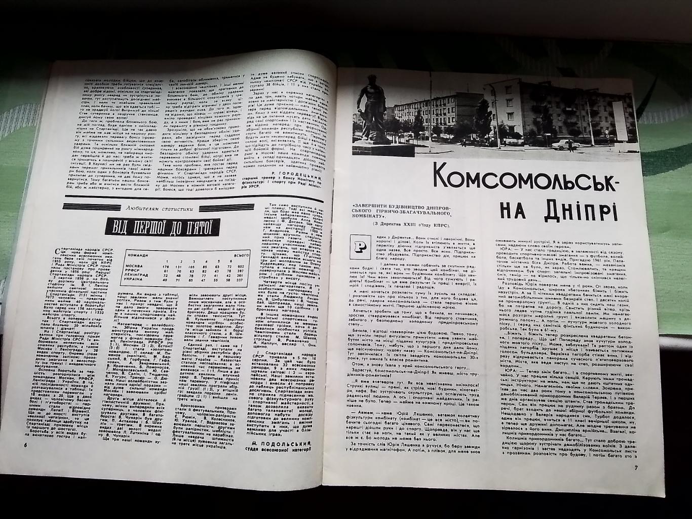 Журнал Старт Украина 1971 N 1 Горишни Плавни Карпаты Львов 1