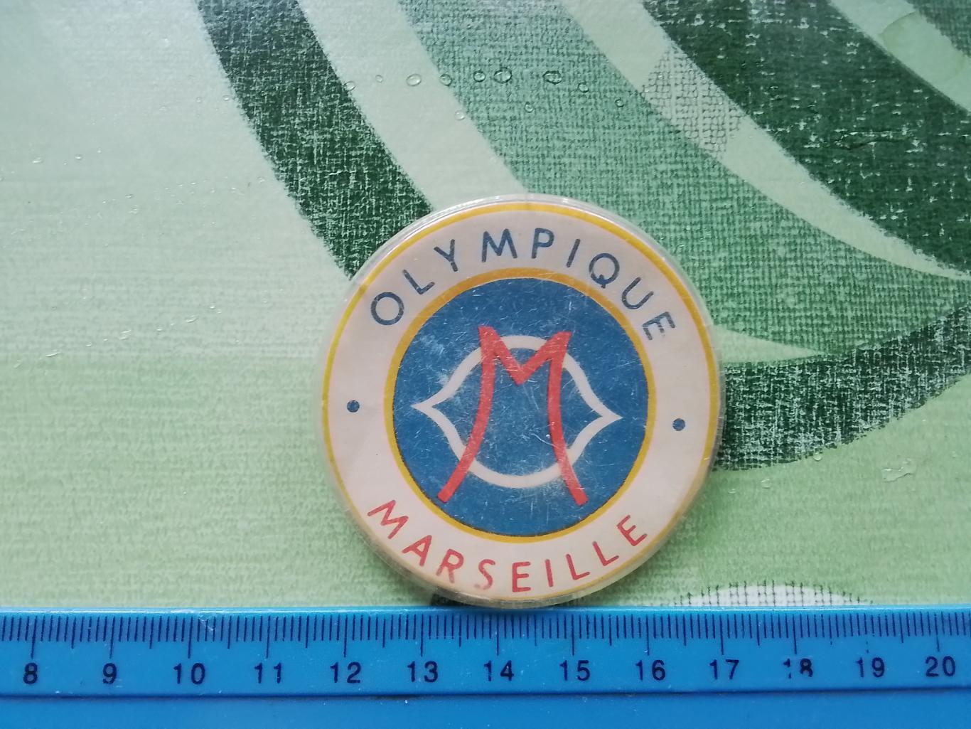 Знак пластмассовый Олимпик Марсель 1979 - 1981
