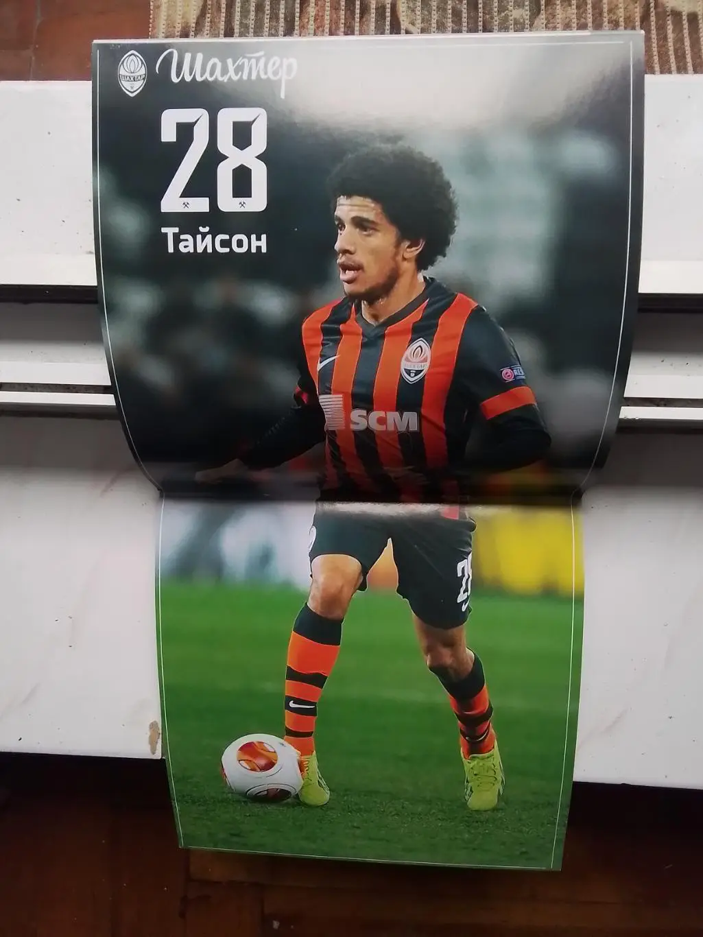 Шахтер Донецк - Днепр Днепропетровск 2013 - 2014 Постер - Тайсон 3