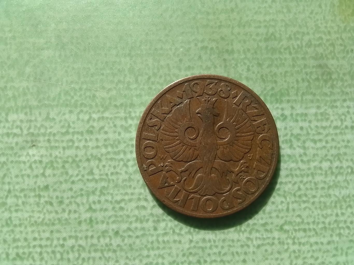 5 грошей Польша 1938 1