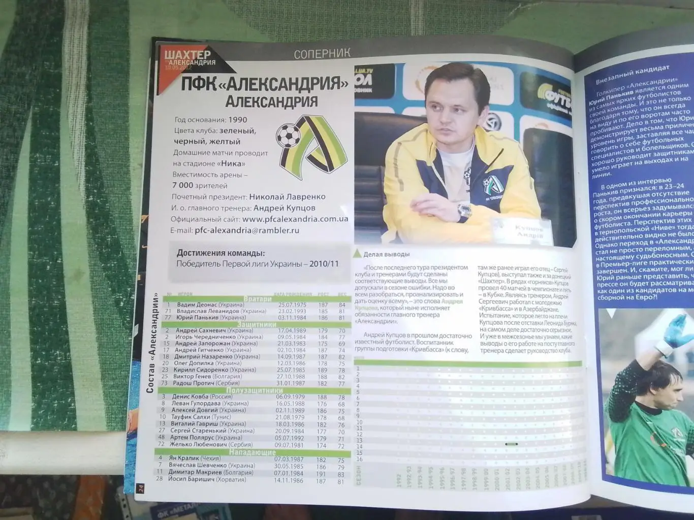 Шахтер Донецк - ФК Александрия 2011 2012 Постер Шахтер обладатель Кубка 2011 12 3