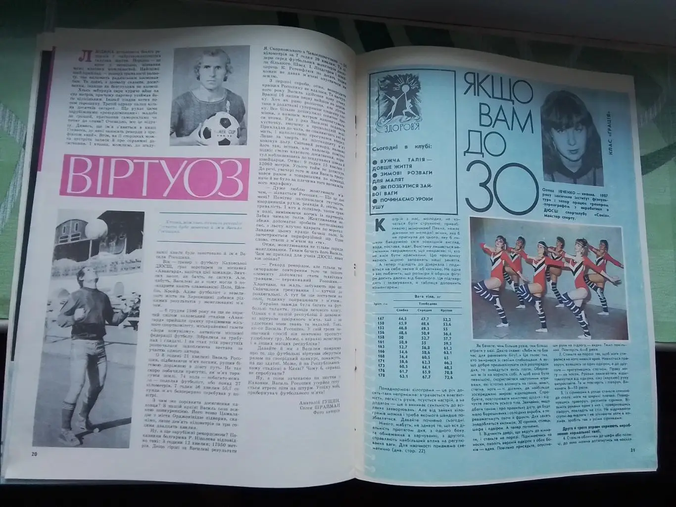 Журнал Старт Украина 1989 N 1 Лобановский Д Киев Заваров Ювентус 6