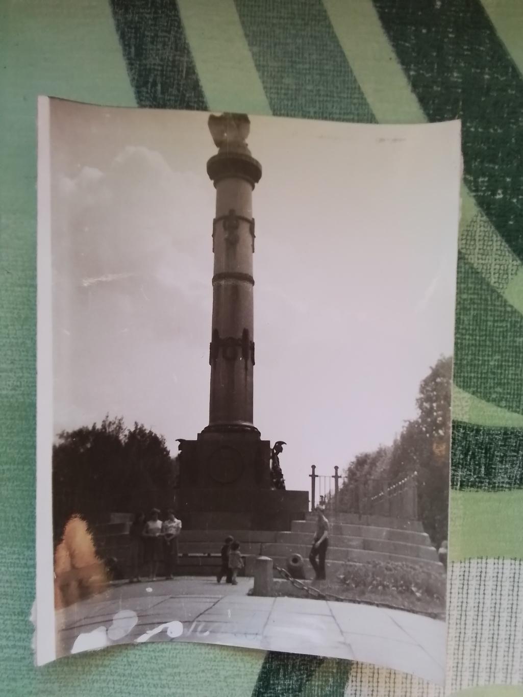 Фото Полтава Корпусный сад Монумент в честь Полтавской битвы 1 Конец 1970-х гг