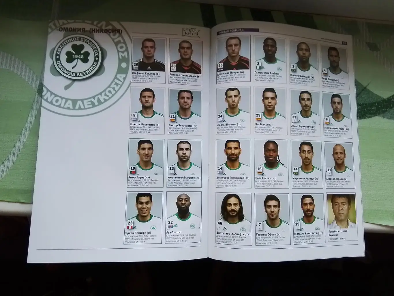 Металлист Харьков - Омония Никосия 2010 - 2011 ЛЕ Плей-офф Постер - Девич Эдмар 3