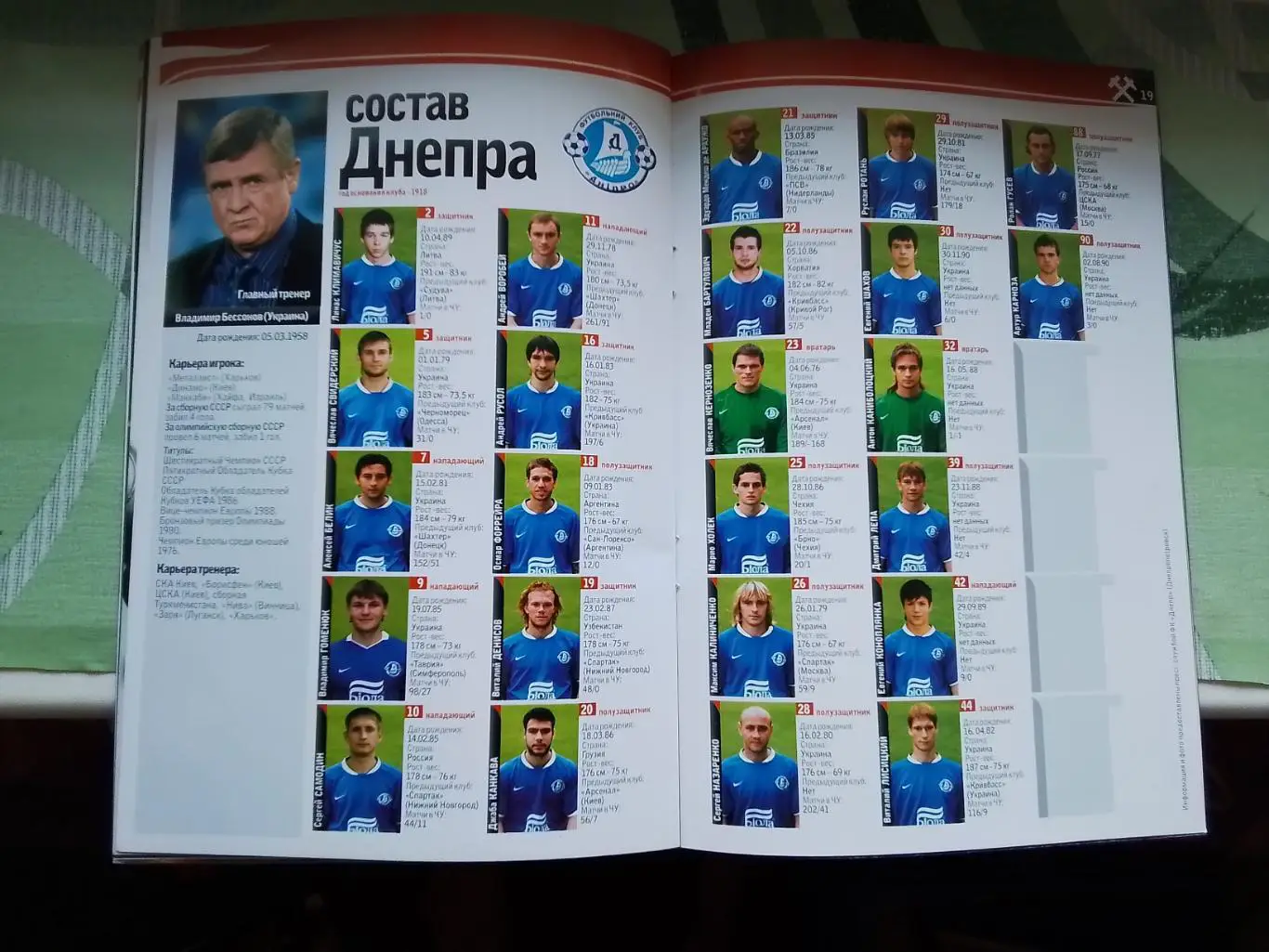 Шахтер Донецк - Днепр Днепропетровск 2008 - 2009 2