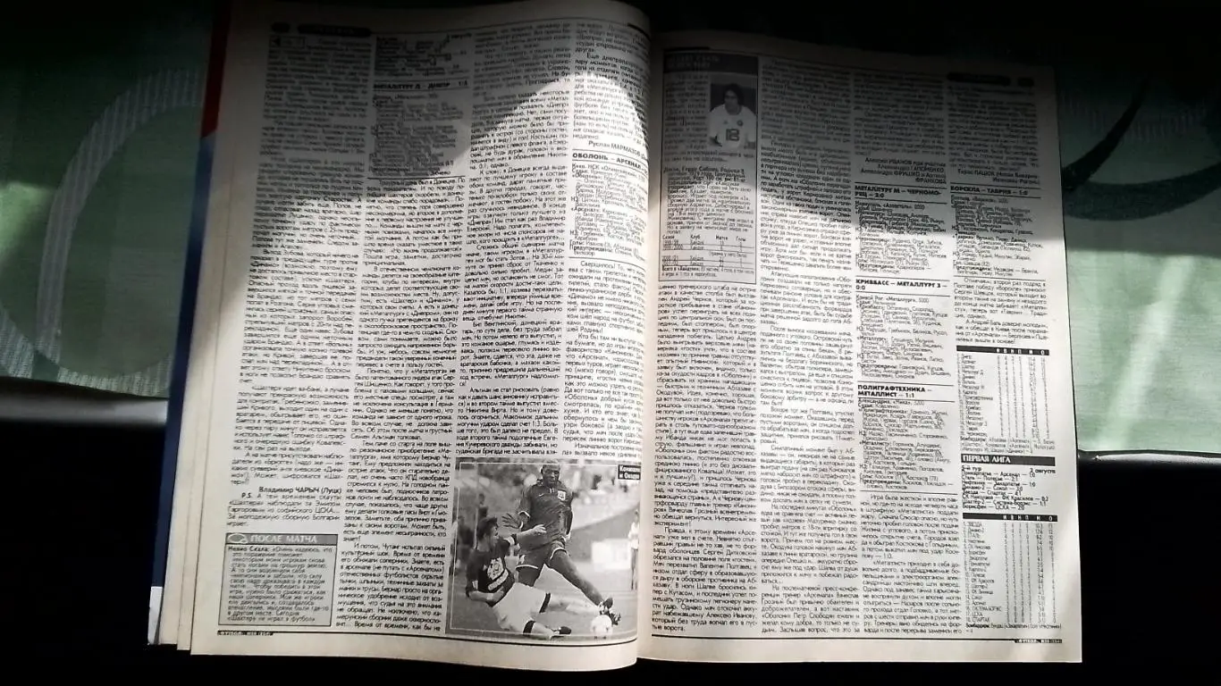 Еженедельник Футбол Украина 2002 5 - 11.08 N 30 Постер Динамо Киев Ринкон 2