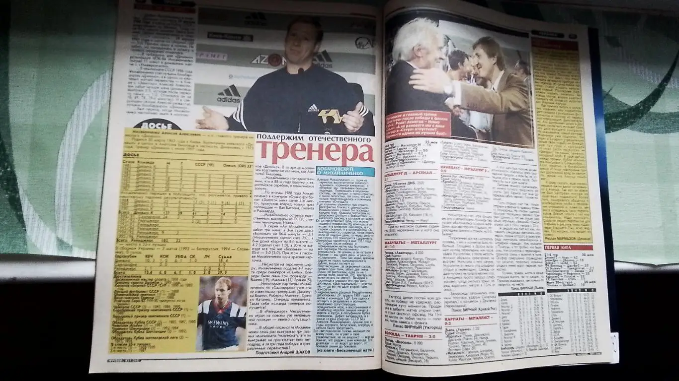 Еженедельник Футбол Украина 2002 27.05 - 2.06 N 21 4