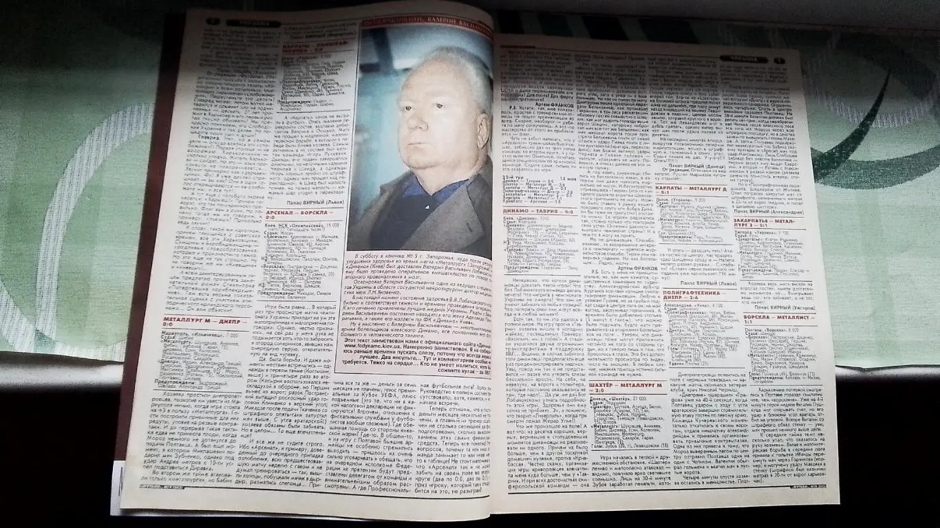 Еженедельник Футбол Украина 2002 13 - 19.05 N 19 Игроки Ювентус на благотворител 2