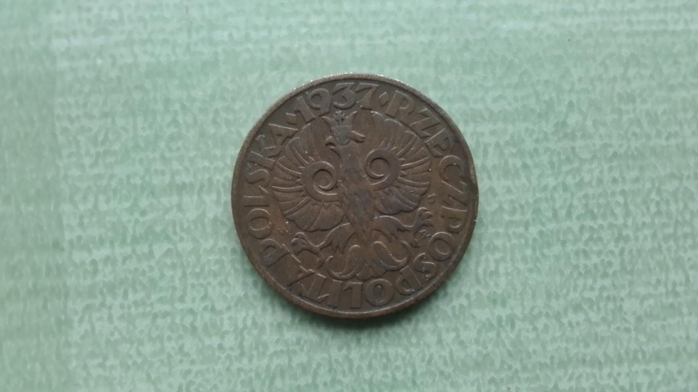 5 грошей 1937 Польша