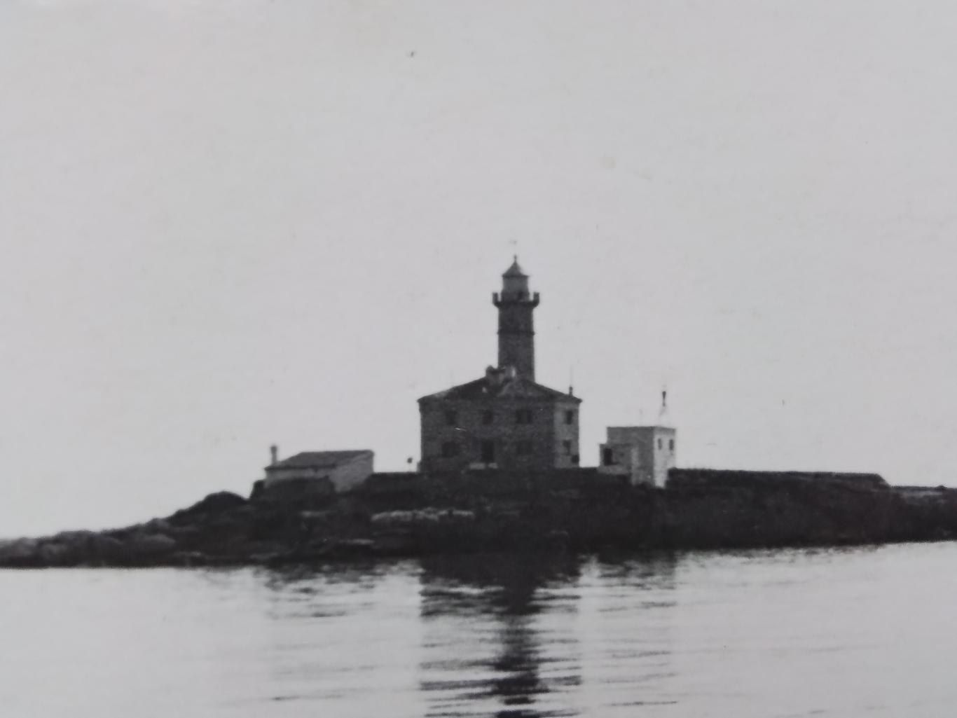 Фото СФРЮ Истрия Хорватия Маяк на острове Св. Ивана Примерно 1950 гг 3