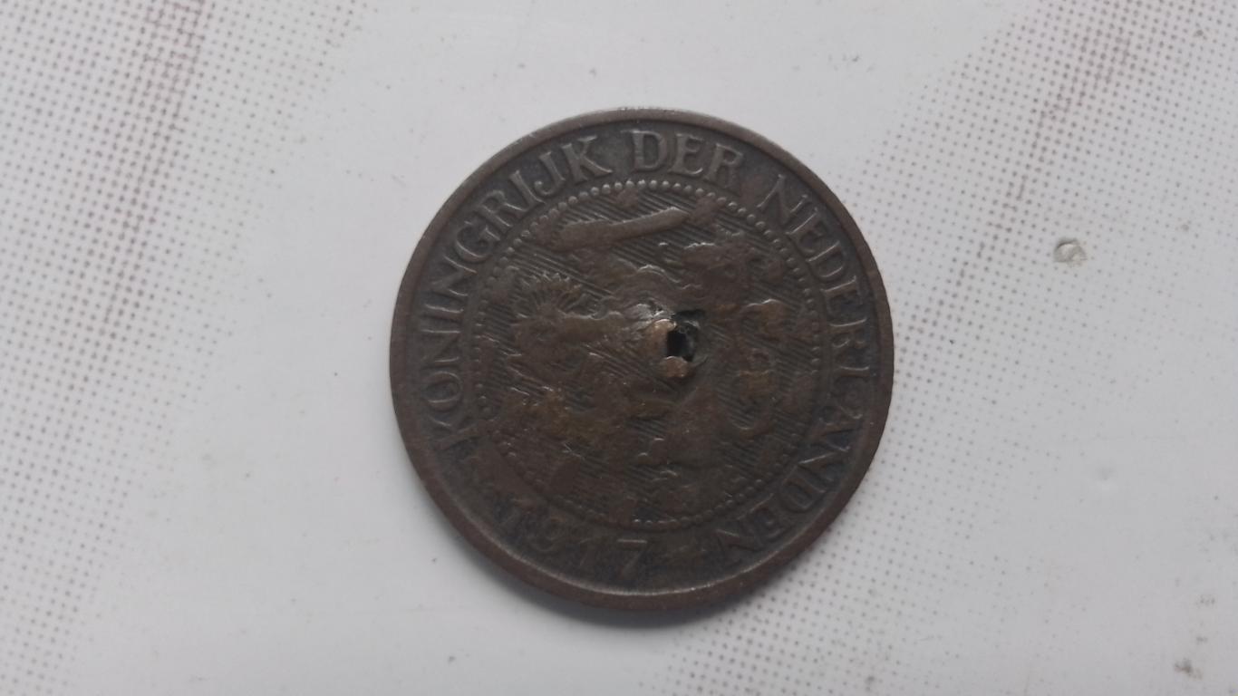 1 цент 1917 Нидерланды 1