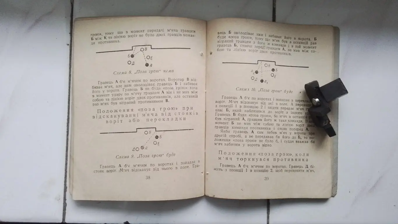 Книга Футбол Правила игры Киев 1951 3