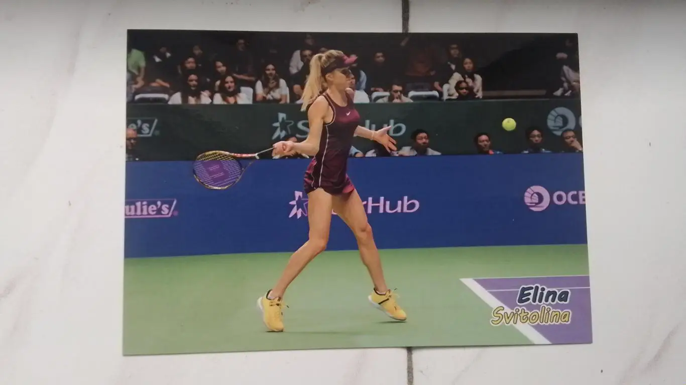Открытка Элина Свитолина 1 Теннис Украина 2018