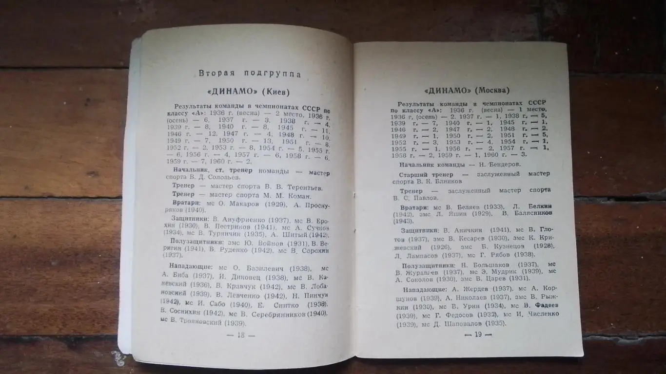 Календарь справочник Московская правда 1961 1 круг 1