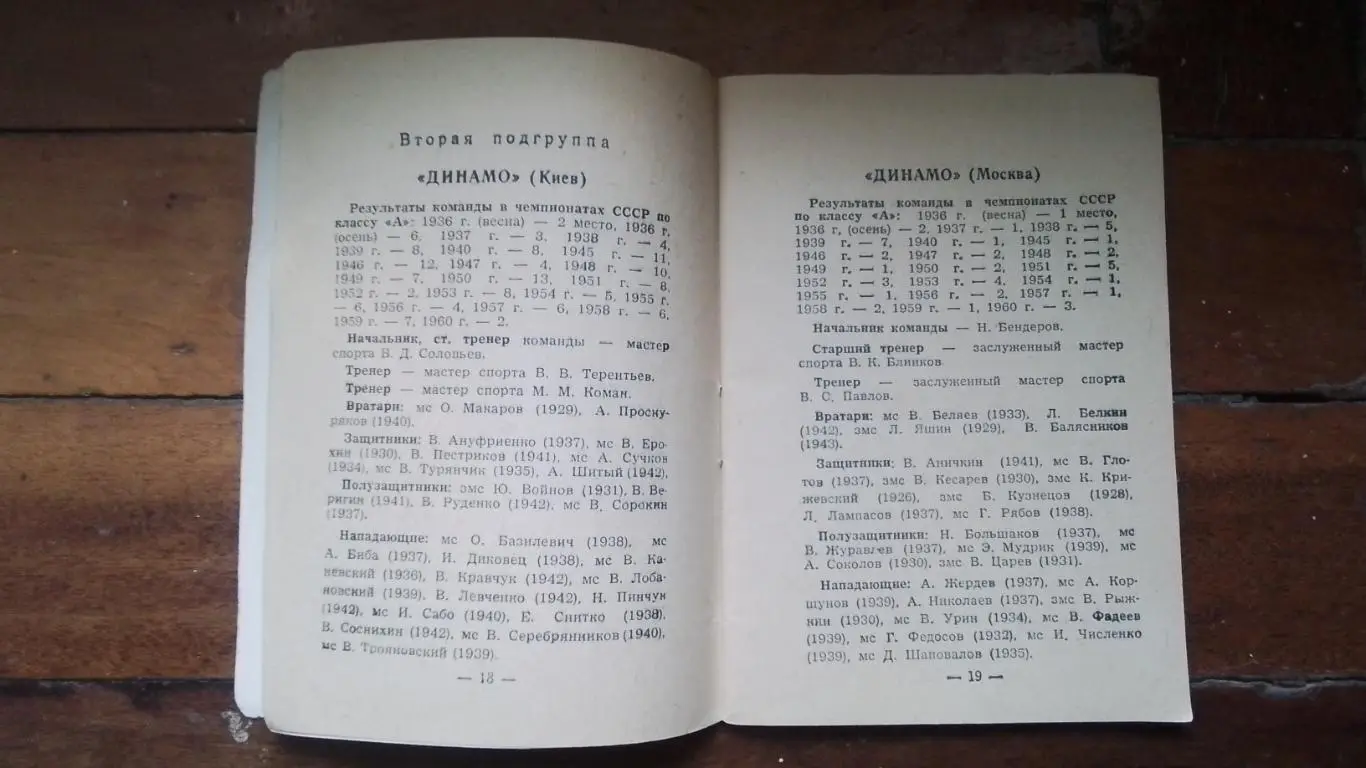 Календарь справочник Московская правда 1961 1 круг 2
