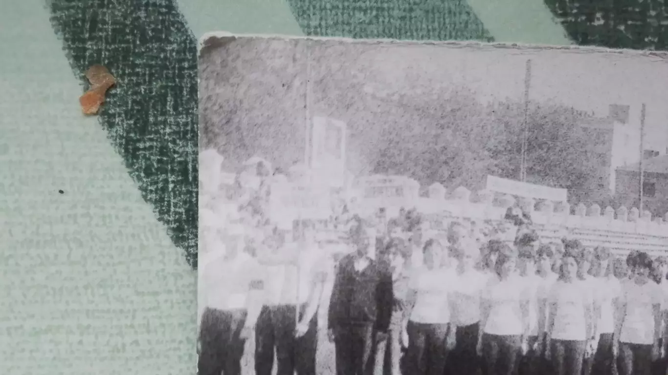 Фото Стадион Построение город КФК Факел Энергетик Фреза Спутник 1967 - 1973 гг 2