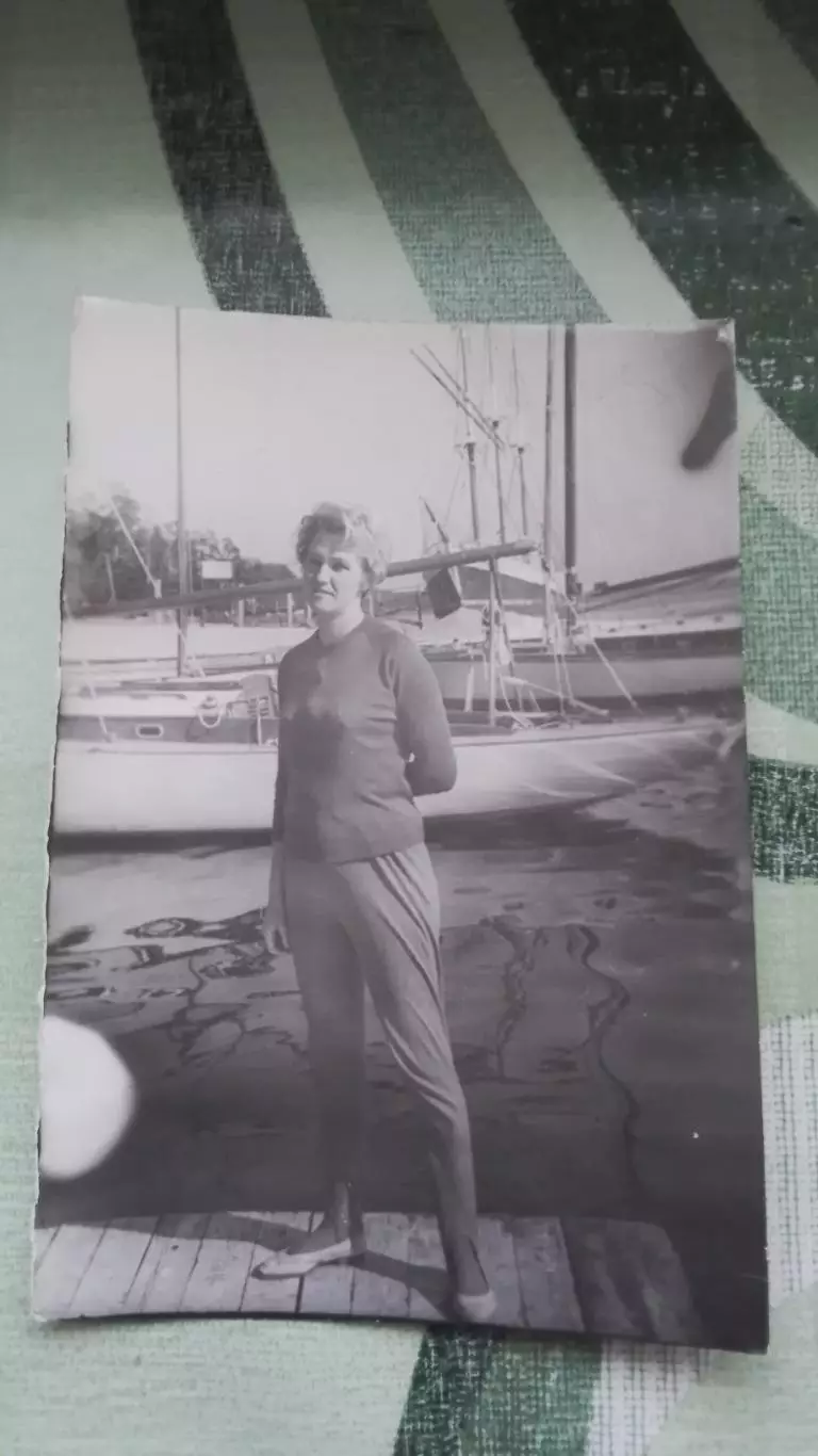 Фото Яхты Девушка Спортсменка 1963 - 1966 гг