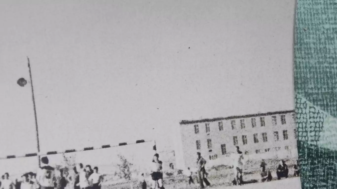 Фото Армейский футбол Матч в разгаре Стадион Казарма 1956 - 1960 гг 2