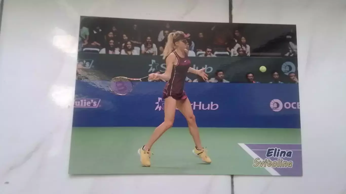Открытка Теннис Элина Свитолина 2 2018