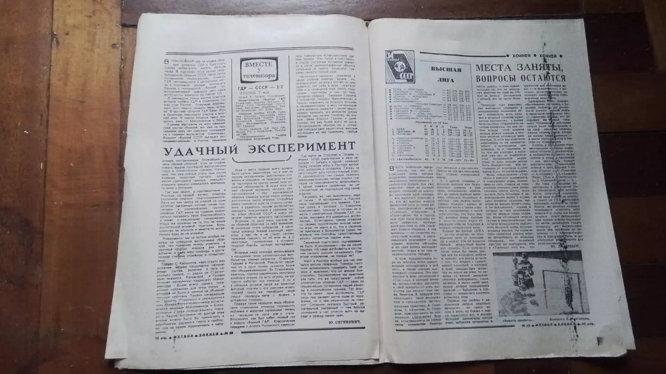 Еженедельник Футбол хоккей 1980 N 19 (1041) 4