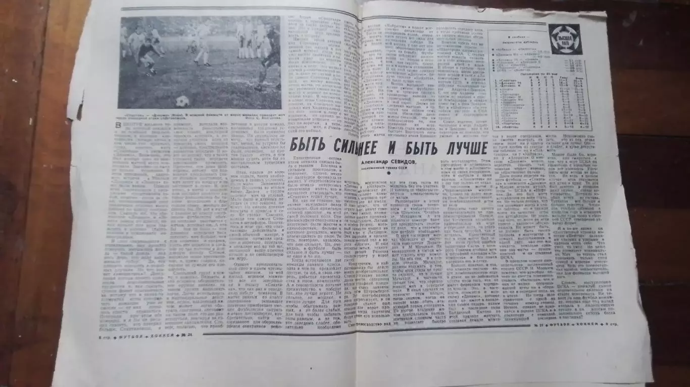 Еженедельник Футбол хоккей 1980 N 21 (1043) 4