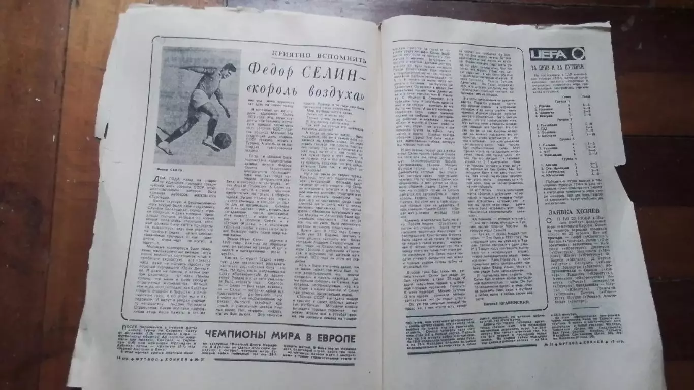 Еженедельник Футбол хоккей 1980 N 21 (1043) 6