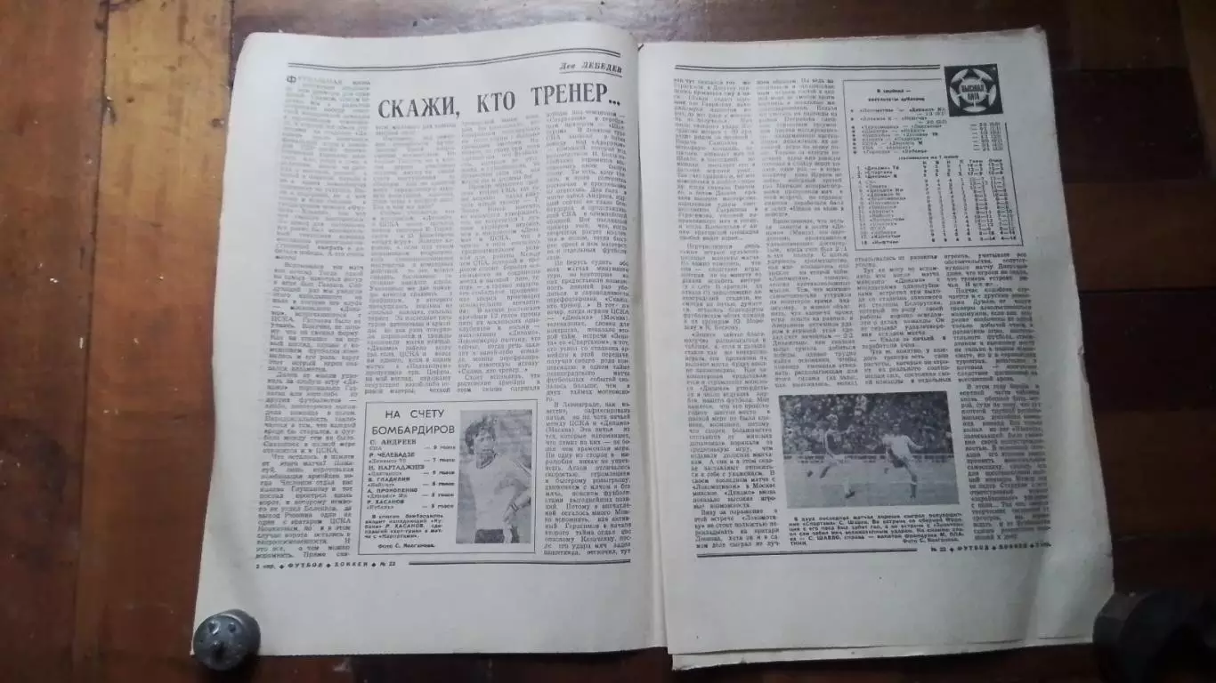 Еженедельник Футбол хоккей 1980 N 22 (1044) 1