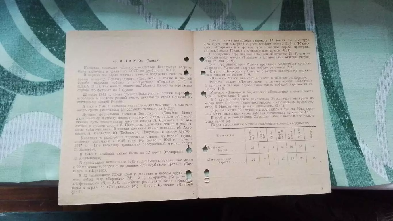 Локомотив Харьков - Динамо Минск 1950 2