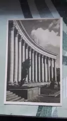 Открытка Киев Вход на Республиканский стадион им Хрущева 1954