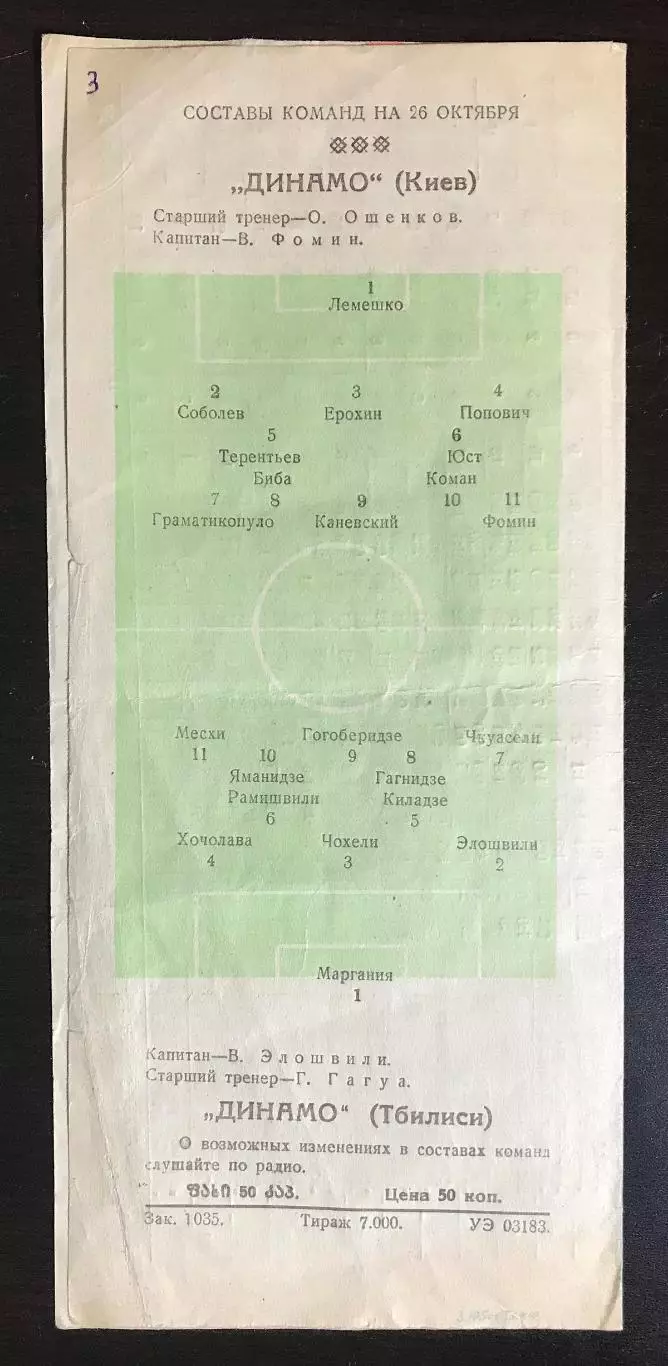 Динамо Тбилиси - Динамо Киев. 1957г 2