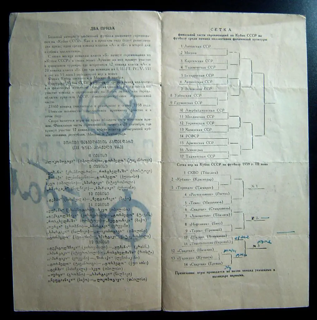 Кубань Краснодар - Торпедо Кутаиси 1959г. 1
