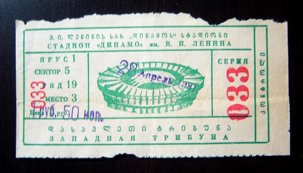 Динамо Тбилиси - Пахтакор Ташкент 1981г.