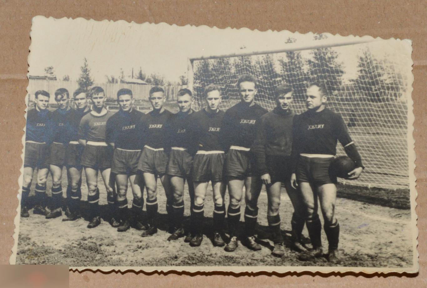 фото футболисты футбол 4 шт1950-е гг 2