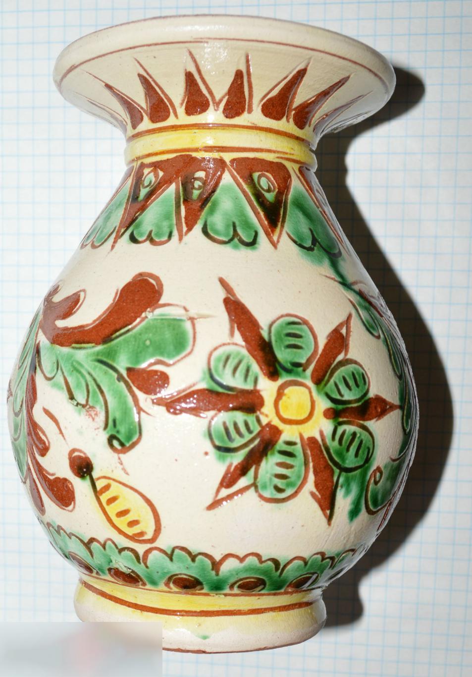 ваза косовская керамика USSR vase Hutsul ceramics