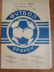 Динамо Брянск - Строитель (Череповец) , Динамо (Вологда) 1985