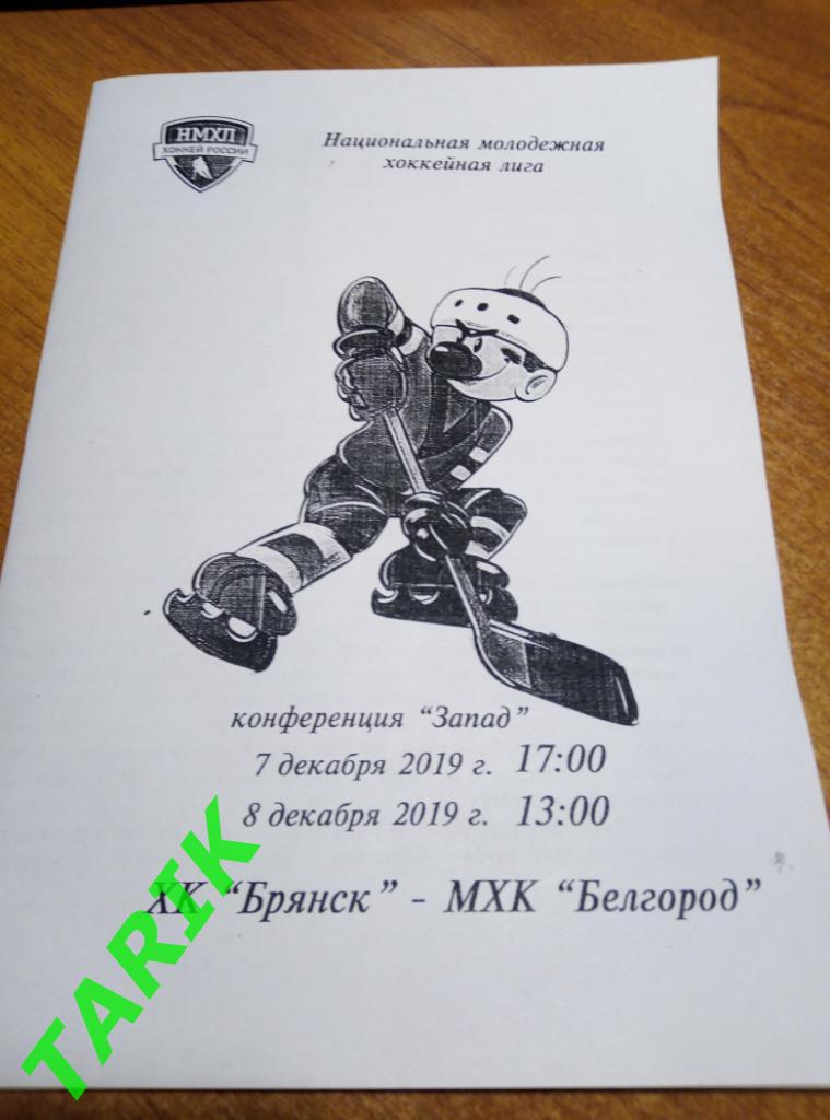 ХК Брянск - МХК Белгород 7-8.12. 2019 (альтернатива)